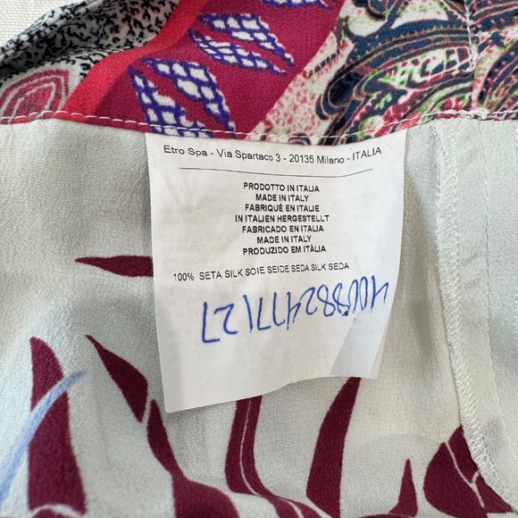 Etro silk wide leg pant - Picture 5 of 7